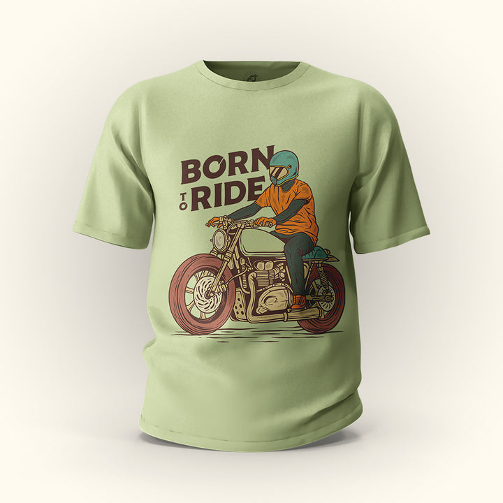 Born to ride - classic cotton T-SHIRT