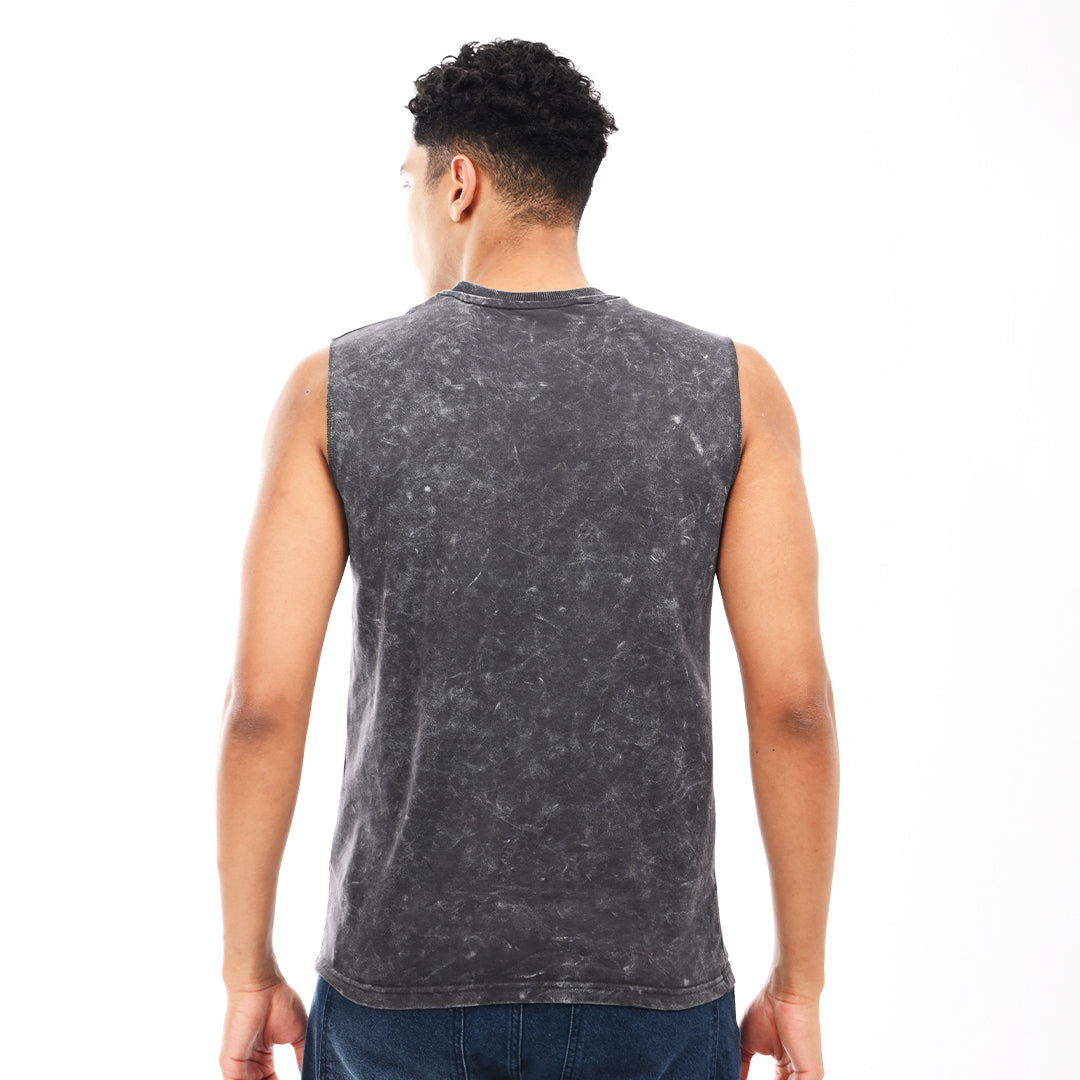 Grey Acid washed tanks - Needles and Stitches